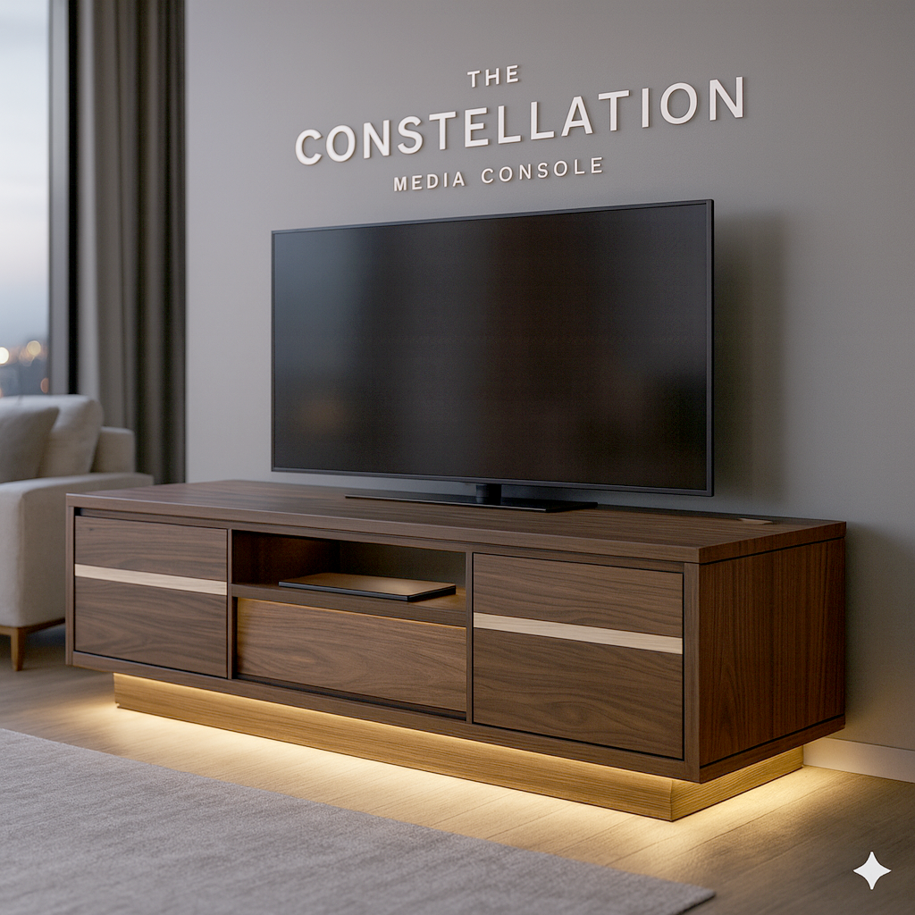 Minimalist Media Console